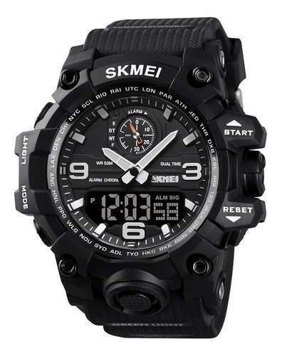 Reloj Deportivo Skmei 1586  Negro Táctico Militar 