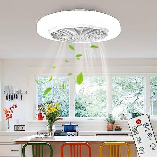 Ventilador De Techo Neatmeat Con Control Remoto De Luces, En
