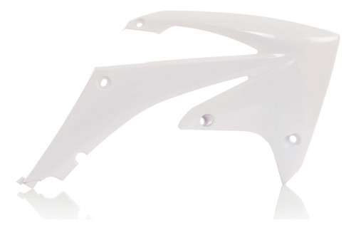 Set De Aletas Radiador Blanco Honda Crf 450 R 2010 Cafe Race