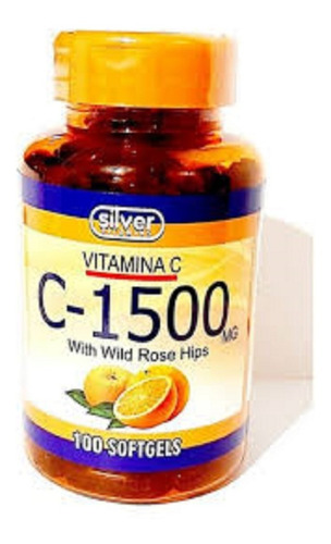 Vitamina C 1500 Marca Silver 100 Capsula - L a $599