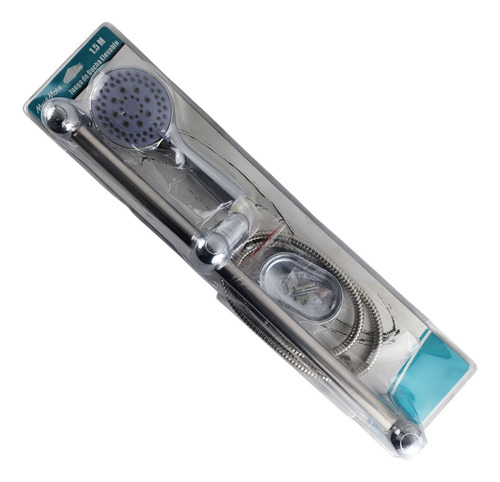 Kit Cabezal Ducha Manguera 150cm Barra Ajustable Y Jabonera