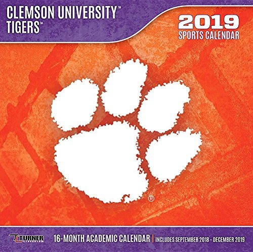 Clemson University Tigers 2019 Sports Calendar