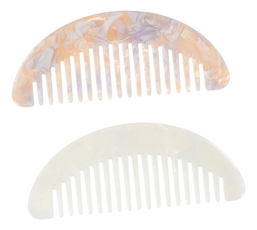 Doitool 2pcs Hair Comb Style Comb Detangler Comb Cellulose C