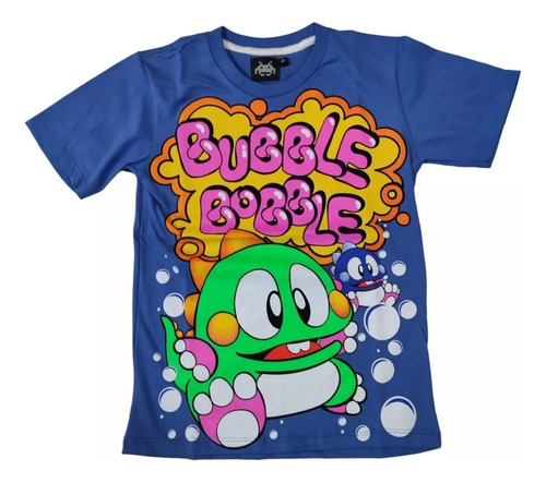 Remera Bubble Bobble Niño Niña Unisex Excelente Diseño