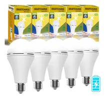 Comprar Vanance 5 Pzs Portátil Focos De Emergencia 9W Lámparas Focos Recargables LED E26\u002FE27 110\u002F220V LED Bulb Foco Bombilla Recargable Emergencia Luz Blanca