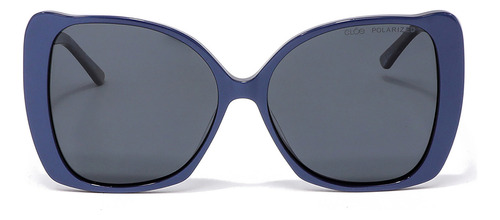 Lente Solar Para Mujer Cloe Diseño Mariposa Armazón Acetato Color Azul