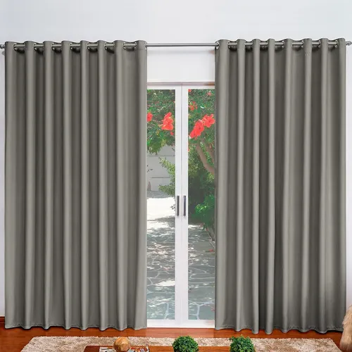 Cortina Blackout Em Tecido Quarto Sala 2,80x2,30 Corta Luz  - R$ 78,99