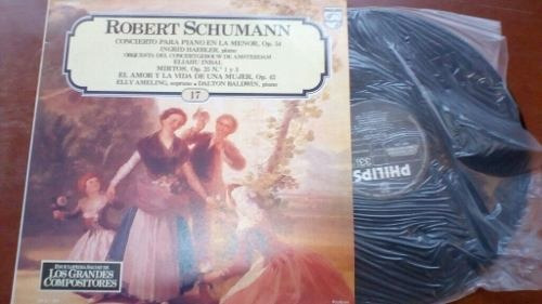 Lp Robert Schumann Los Grandes Compositores