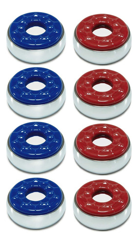 Indoor Shuffleboard Pucks - Set Of 8 - Home Games Dia 2-1/8