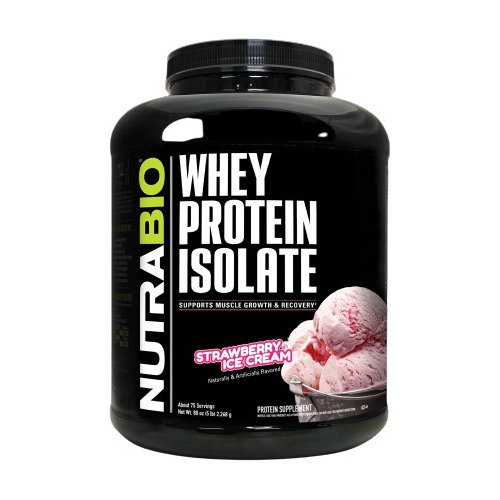 Proteína Nutrabio  Whey Protein Isolate 5 Lbs