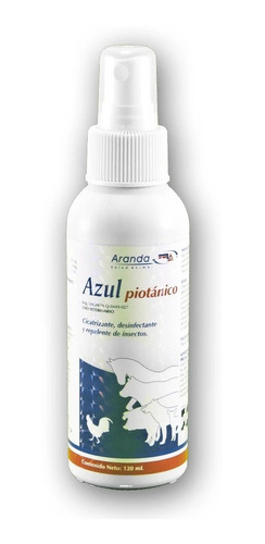 Azul Cicatrizante Desinfectante Perros Gatos Spray 120 Ml