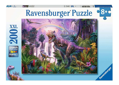 Rompecabezas Ravensburger Reino De Dinosaurios 200 Piezas 8+