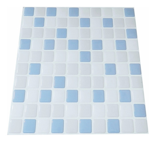 Pastilha Adesiva Resinada Kipastilha Cod M300 Cor Azul