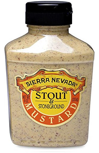 Sierra Nevada Stout & Stoneground Mostaza, 9 Onzas Cuadradas