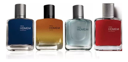 Kit 4 Perfumes Masculinos Homem 25 Ml Natura