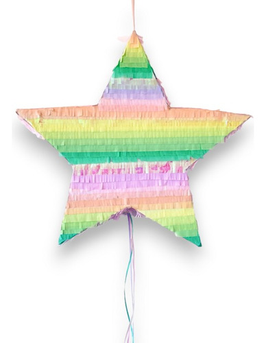 Piñata Estrella Grande Multicolor