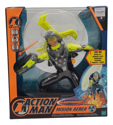 Juguete Action Man Mision Aérea Con Pilas Incluido 