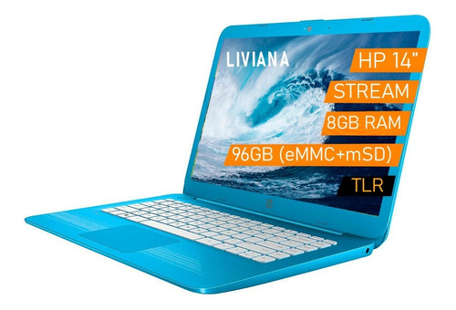 Notebook Hp Stream Plus 7th / 8gb Ddr4  + 96gb Discos / Muy Liviana Smart Wifi 14st