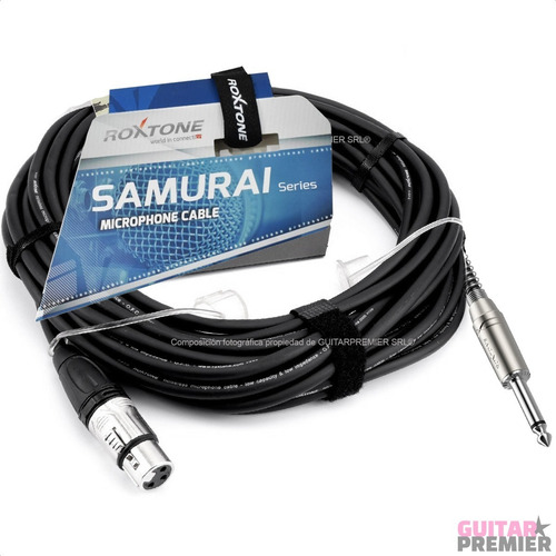 Imagen 5 de 8 de Cable Para Microfono Canon Plug Ficha Profesional 6 Metros