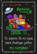 Comprar Kit Imprimible Among Us, Invitacion, Candy Bar, Barderin