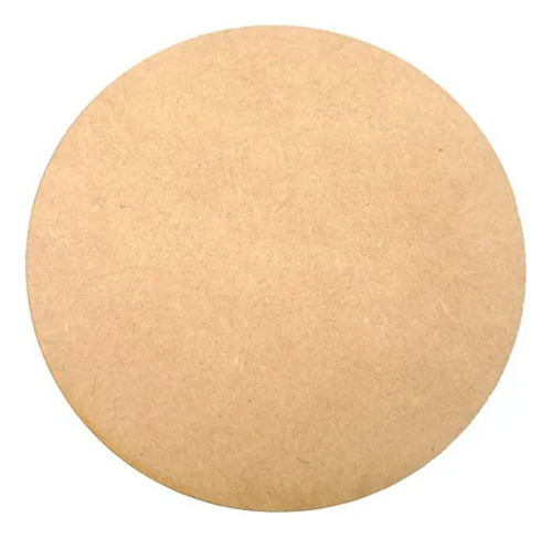 Plato De Sitio Base Redonda 40cm 9mm Mdf Fibrofacil Pack X30