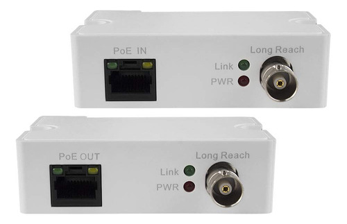 -tech Converter Ip Sobre Coaxial Máx. 3000 Pies Poe De...