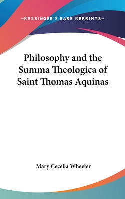 Libro Philosophy And The Summa Theologica Of Saint Thomas...