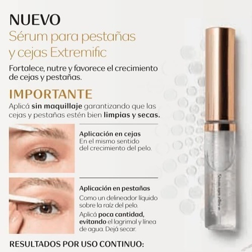 Natura Una Serum Para Pestañas Y Cejas Extremific 4g Vegano