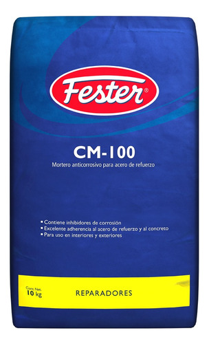 Mortero Anticorrosivo Fester Cm-100 Saco 10/kgs