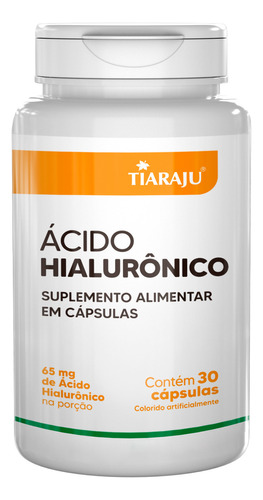 Ácido Hialurônico 65mg 30 Cápsulas - Tiaraju