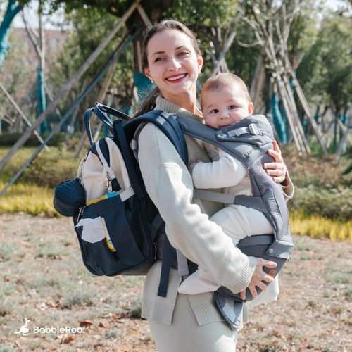 Mochila Portabebés 6 En 1 Babbleroo Con Asiento De Cadera,