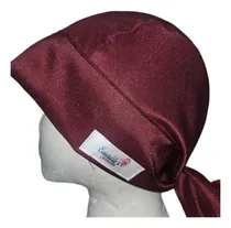 Comprar Gorro Turbante  Quirurgico Bordó Lisa Unitalla