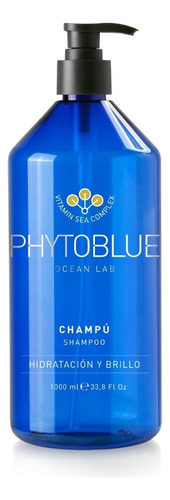  Shampoo Para Cabello Hidratación Y Brillo Phytoblue 1 L
