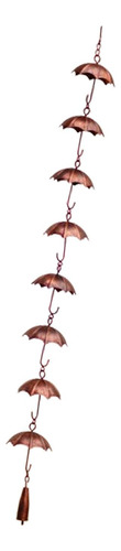 Paraguas Cadena De Lluvia Retro 3,3 Pies Decorativo Para