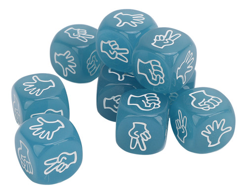 Juego De Dados De Papel Rock Scissors, 10 Unidades, Finger G