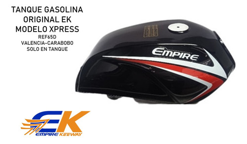 Tanque Gasolina Empire Original Ek Express Negro