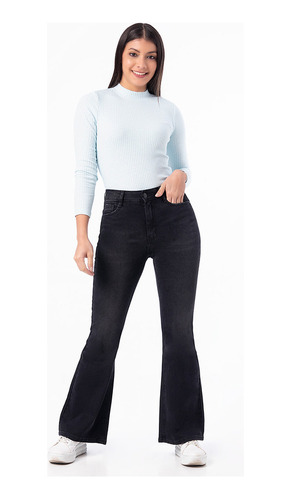 Pantalon Cargo Denim Stretch Pionier Hallyh Mujer