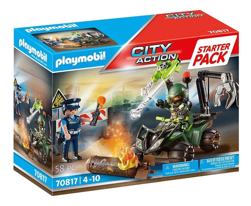 Playmobil Starter Pack 70817 Entrenamiento De Policias