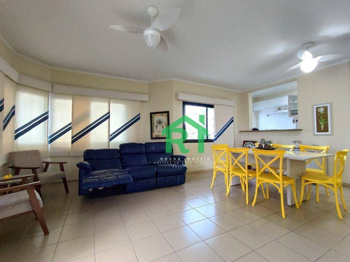 Imagem 3 de 24 de Apartamento Na Praia, Vista Para O Mar, 3 Dormitórios, Sendo 1 Suíte, 3 Sacadas, 2 Vagas De Garagem, Lazer Completo, Pitangueiras - Guarujá/sp - Fl0067