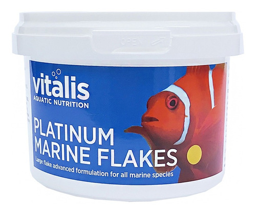 Vitalis Platinum Marine Flakes 22g - Flocos - Ração Peixe