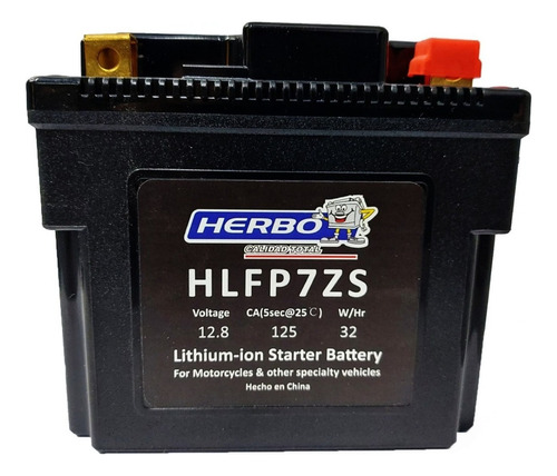 Bateria De Litio 12,8v Hlfp7zs Honda Xre 300 15/18 Herbo