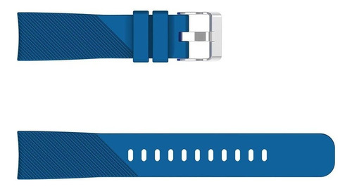 Correa 20mm Deportiva Reforzada Para Garmin Forerunner 165 Azul Marino 2 Cm