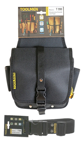 Imagen 1 de 8 de Bolso Cinturon Porta Herramientas Toolmen T990 Electricista