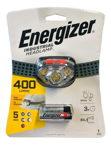 1 X Linterna Minera Energizer Manos Libres 400 Lumens 5 Leds