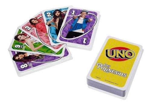 Juego De Cartas Uno Los Polinesios Gmt83 Mattel Games Full