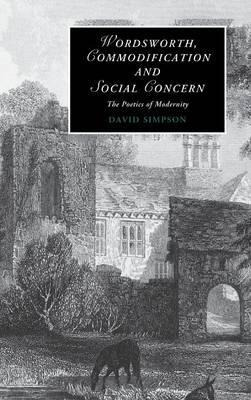 Libro Cambridge Studies In Romanticism: Wordsworth, Commo...