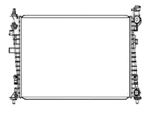 Radiador Focus 2008-2009-2010-2011 L5 2.0 Estandar Cdr