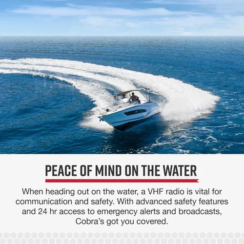 Cobra Mr Hh350 Flt Radio Vhf Flotante De Mano 6 Vatios