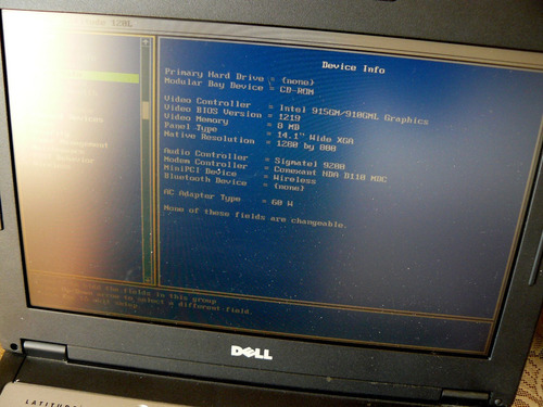 Notebook Dell Latitude 120l Intel 1.6ghz Sem Hd E Fonte