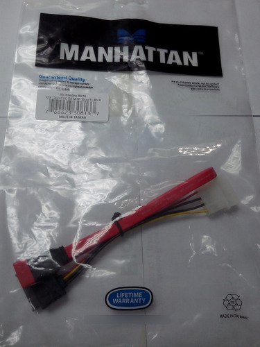 Cable Adaptador Interno Slimline Sata Y Molex - Manhattan